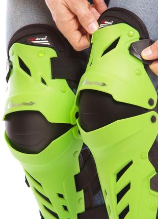 Захист коліна та гомілки 2 шт pro-biker ms-1239 кольору в асортименті3 фото