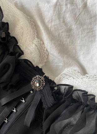 Эффектные корсеты на крючках с утяжкой 🖤7 фото