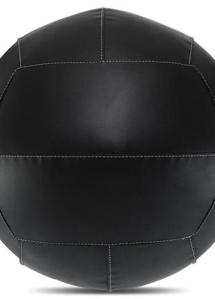 Мяч волбол для кроссфита и фитнеса zelart wall ball ta-7822-6 вес-6кг черный2 фото