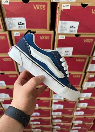 Vans knu skool blue2 фото