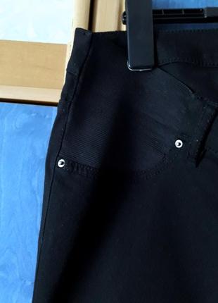Стрейчевые котоновые брюки, джинсы для беременных, 52-54, хлопок, гипоаллергенный полиэстер, эластан, mama by h&m4 фото