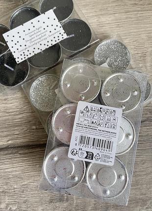 Интерьерные свечи, с глиттером 3