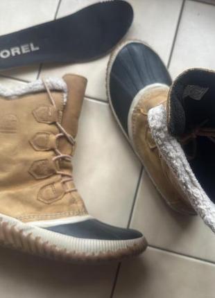 Сапожки sorel р40 стелька 26,5 см