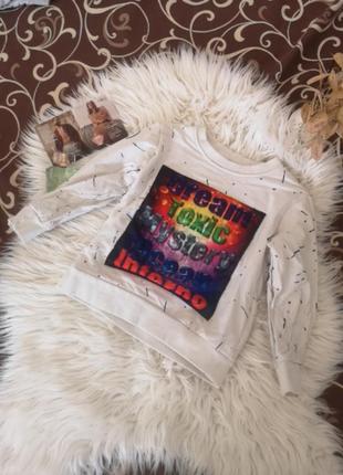 Тепла кофта кофточка на 4-6 років 116 см кофти на кофтинка світшот теплий