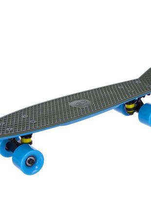Скейтборд пенни penny sk-410-3 зеленый-синий2 фото