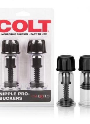 Помпы для сосков colt nipple pro-suckers черные