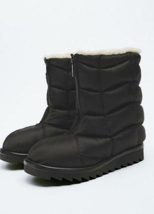 Ботики угги женские zara