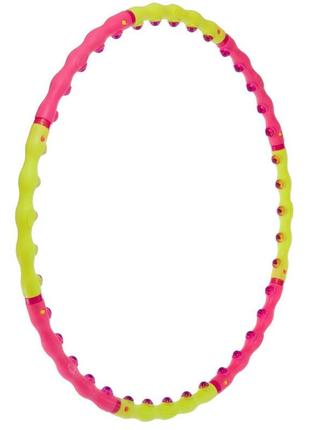 Обруч масажний хула хуп zelart hula hoop sport hoop js-6013 8 секцій3 фото