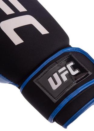 Рукавиці боксерські ufc pro washable uhk-75015 s-m синій3 фото