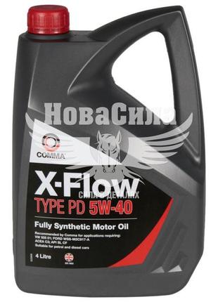 Моторна олива дизель 5w-40 (comma) x-flow type pd 4л.   xfpd4l