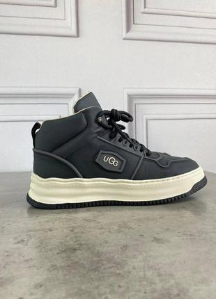 Кросівки зимові ugg високі шкіряні утеплені натуральним хутром