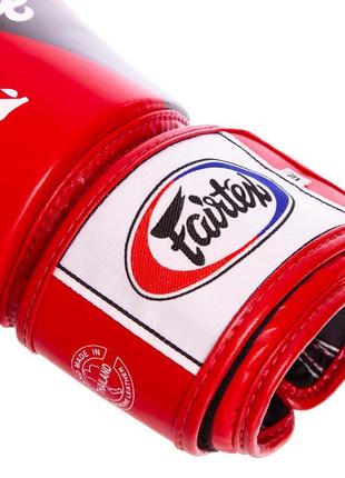 Перчатки боксерские кожаные fairtex bgv1n nation print 10-16 унций цвета в ассортименте9 фото