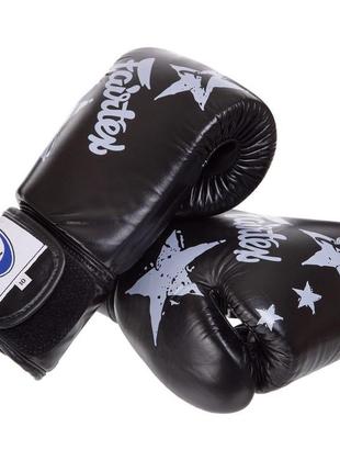 Рукавиці боксерські шкіряні fairtex bgv1n nation print 10-16 унцій кольору в асортименті5 фото