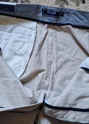 Фирменные английские легкие хлопковые летние демисезонные брюки maine (debenhams), новые с бирками,размер 42r.7 фото