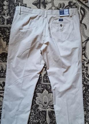 Фирменные английские легкие хлопковые летние демисезонные брюки maine (debenhams), новые с бирками,размер 42r.2 фото