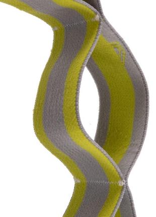 Лента для растяжки эластичный эспандер record elastiband fi-5350 серый-лимонный4 фото