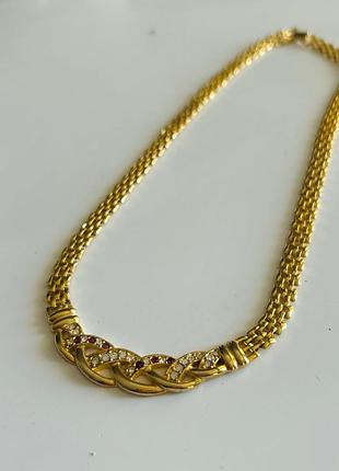 Роскошное колье цепочка винтаж