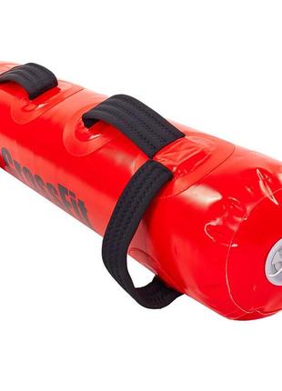Мішок водяний динамічний для функціонального тренінгу zelart fi-5328 aqua power bag 20х85 см кольору в9 фото