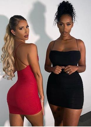 Жіноча сукня по фігурі чорна, хs-s