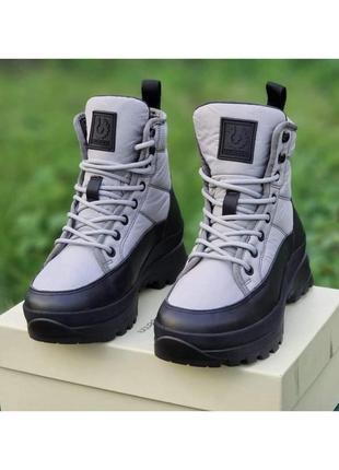 Женские демисезонные весенние ботинки belstaff explore lace-up hiker boots
