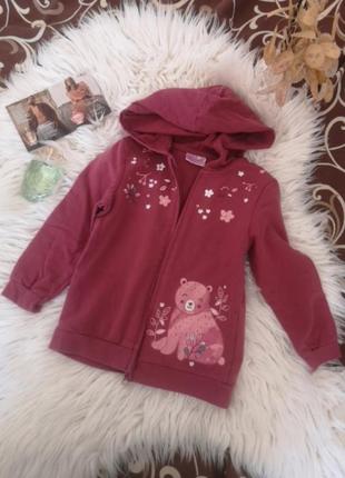 Соуп худи на 2-3 года 98 см кофта кофточка кофты на кофточку на девочку на замочке на застежку