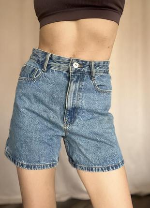 Джинсовые шорты zara