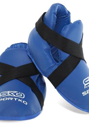 Футы защита ног для единорборств sportko зс1 sp-4707 s-l цвета в ассортименте9 фото