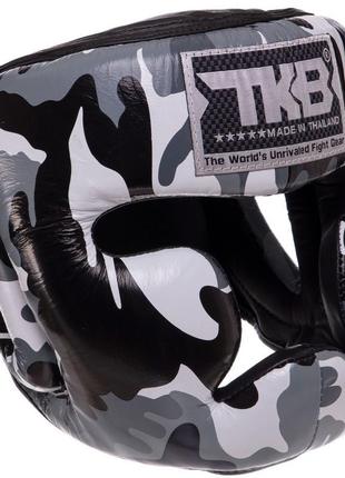 Шолом боксерський з повним захистом шкіряний top king empower camouflage tkhgem-03 s-xl кольору в асортименті2 фото