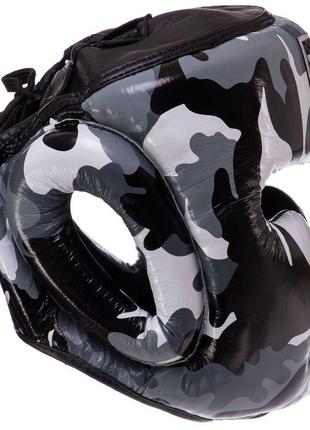 Шлем боксерский с полной защитой кожаный top king empower camouflage tkhgem-03 s-xl цвета в ассортименте3 фото