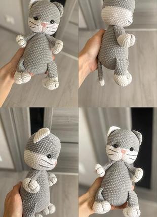 Игрушка котик ручная работа 4