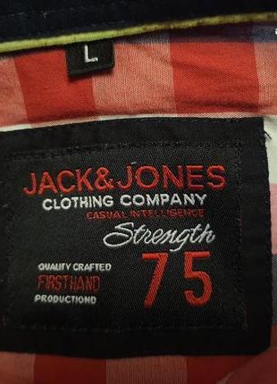 Jack&jones стильная легкая летняя рубашка из тончайшего хлопка3 фото