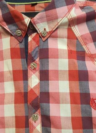 Jack&jones стильная легкая летняя рубашка из тончайшего хлопка7 фото