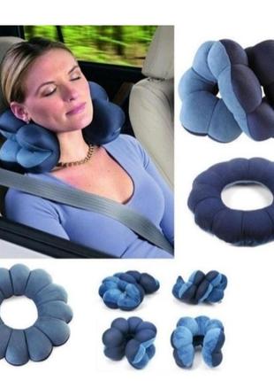 Универсальная подушка-трансформер total pillow (тотал питья): для дома, авто, путешествий