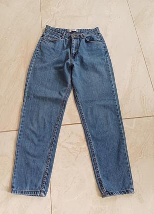 Джинсы мом джинсы бананы высокая посадка высокая талия