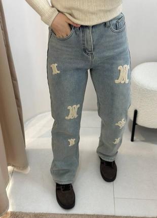 Джинси на флісі бренд / джинси утеплені жіночі