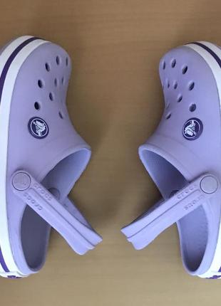 Шлепанцы crocs сиреневые6 фото