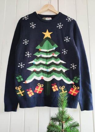 Чоловічий новорічний светр від cedarwood state, розмір м