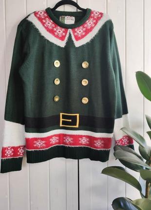 Новорічний светр від cedarwood state, розмір l