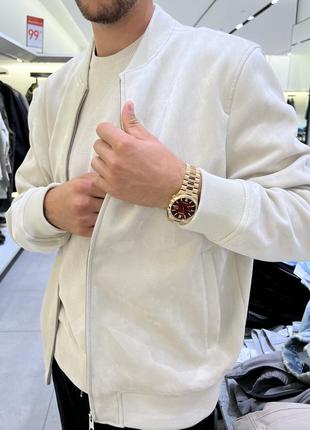 Куртка бомбер мужской zara куртка джемпер