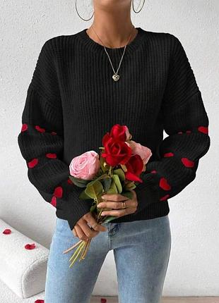 Свитер вязаный