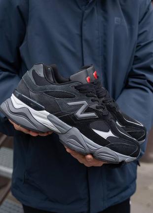 Кросівки new balance 9060 black castlerock grey4 фото