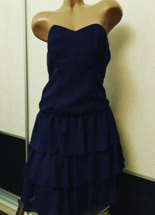 Вечернее коктейльное платье с открытыми плечами4 фото