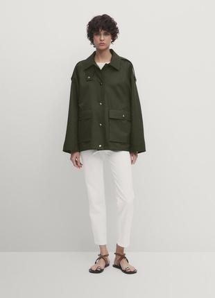 Актуальна стильна парка с жилетом подстёжкой massimo dutti s