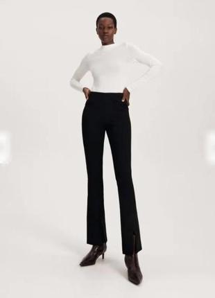 Брюки с разрезом massimo dutti