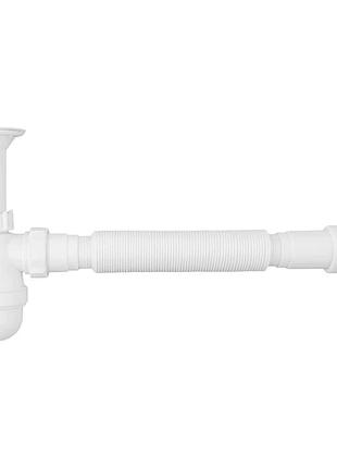 Сифон для раковини agua tb06 1 1/4''х40/50 мм з литим випуском