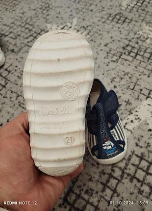 Тапочки в садок 21 розмір4 фото