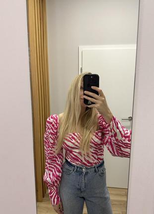 Zara боди принт