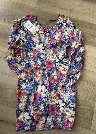 Сукня zara принт 4
