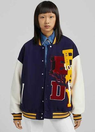 1+1=3! стильная куртка бомбер bershka