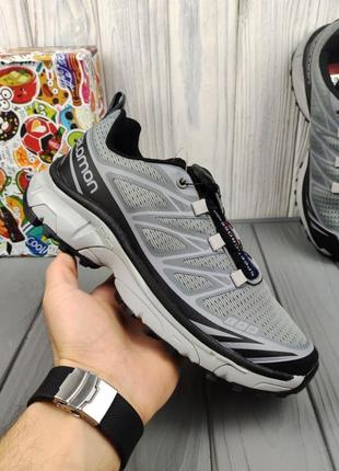 Кроссовки мужские salomon lab xt-6 grey black на осень